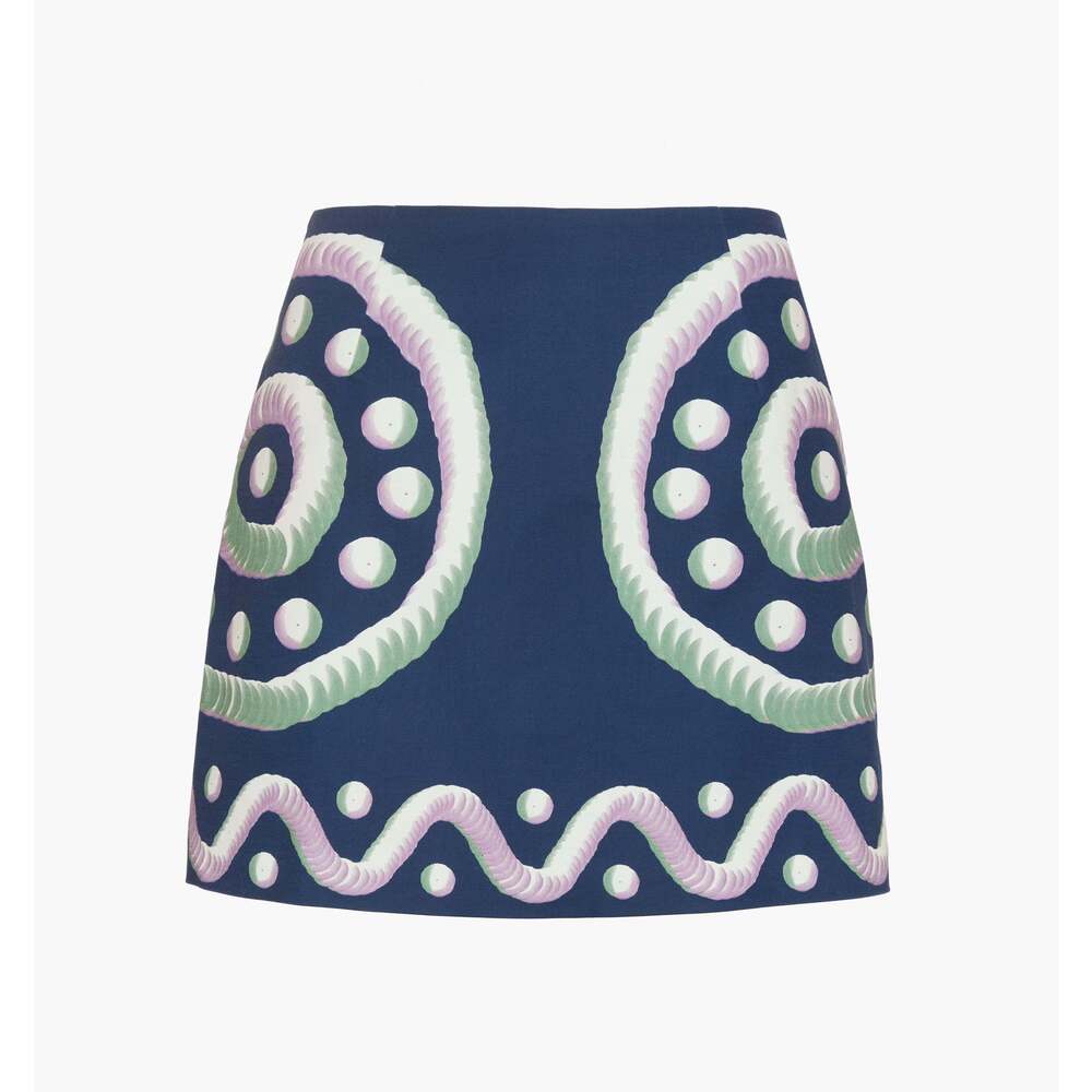 Hill House Home The Hallie Skirt - Navy Mochaware Size MNavy Mochaware / M